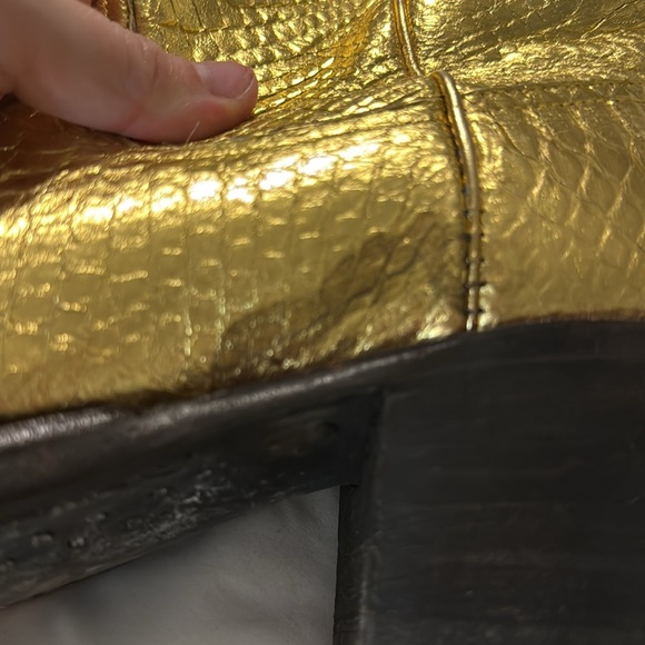 Molly Metallic Gold Python - Picture 14 of 15